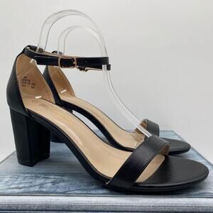 NEW DREAM PAIRS Women's Chunk D'Orsay Heels Black Size 9